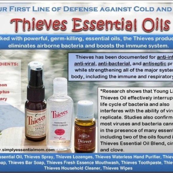 Thieves & Lemon Essential Oils - Picture 9 of 9